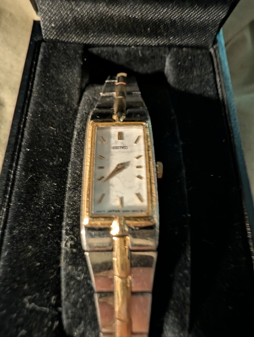 Wristwatch Vintage Seiko Ladies Square Dial Quartz